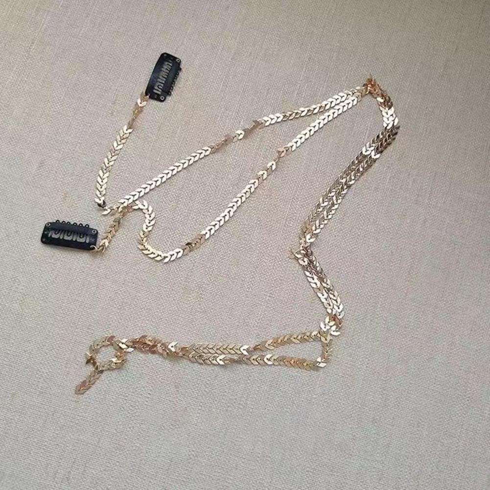 Women'S Accessories Mango - เครื่องประดับผมที่สวมใส่สบาย เครื่องประดับผมสไตล์โมเดิร์น สร้อยผมสไตล์เรโทร กิ๊บติดผมลายรวงข้าวสาลีสีทองสำหรับเจ้าสาว เครื่องประดับตกแต่งสำหรับผู้หญิงทำจากโลหะผสม