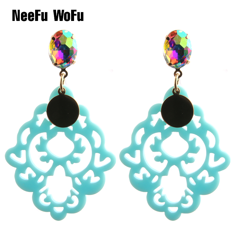 Women'S Accessories New Look - Neefu Wofu ต่างหูรูปหยดน้ำใหม่เรซินขนาดใหญ่ต่างหู brinco ยาวขนาดใหญ่อุปกรณ์เสริมสำหรับเป็นของขวัญคริสต์มาสแกะลายสไตล์วินเทจ