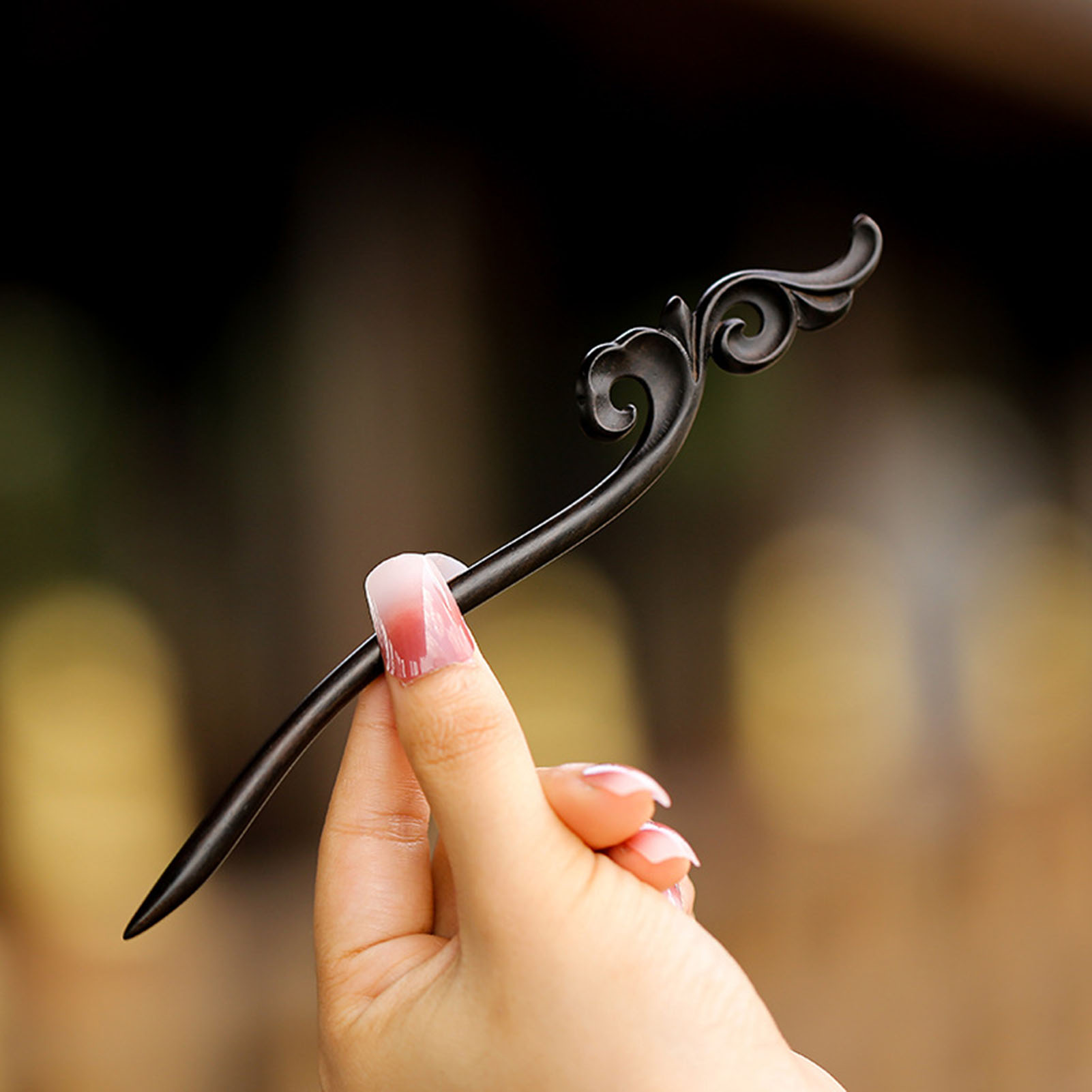 สไตล์จีนผม Minimalist ไม้จันทน - Pearl Hair Pin บทวิจารณ์และราคา
