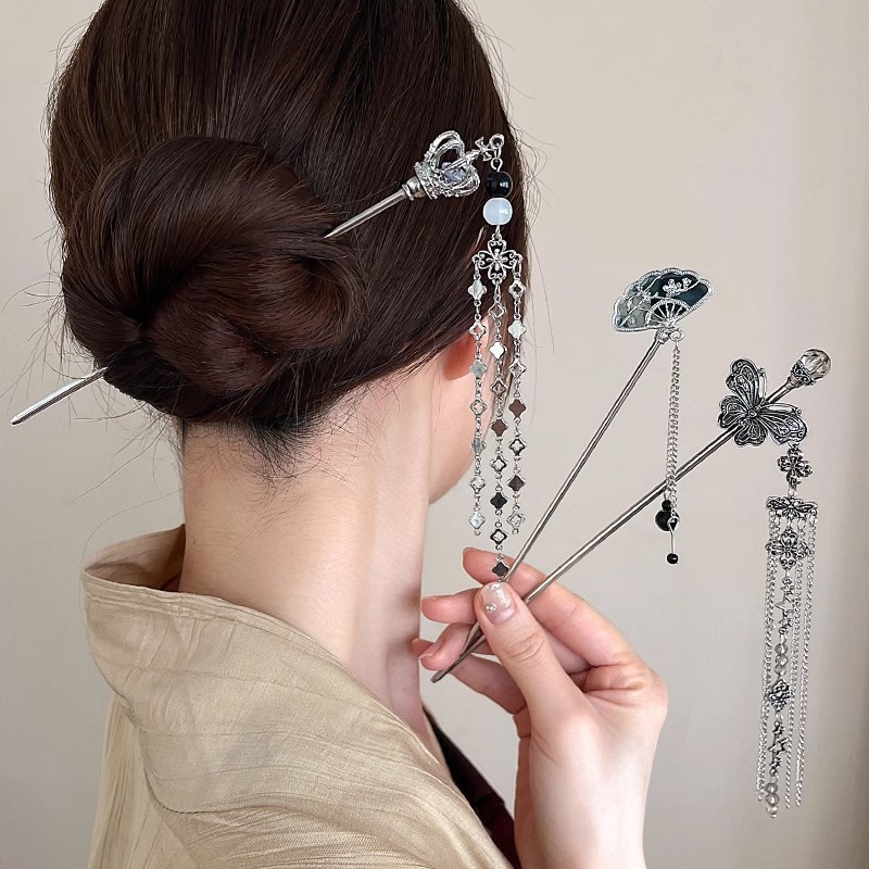 Elegant Women's Hairpin โบราณเ - Pearl Hair Pin บทวิจารณ์และราคา