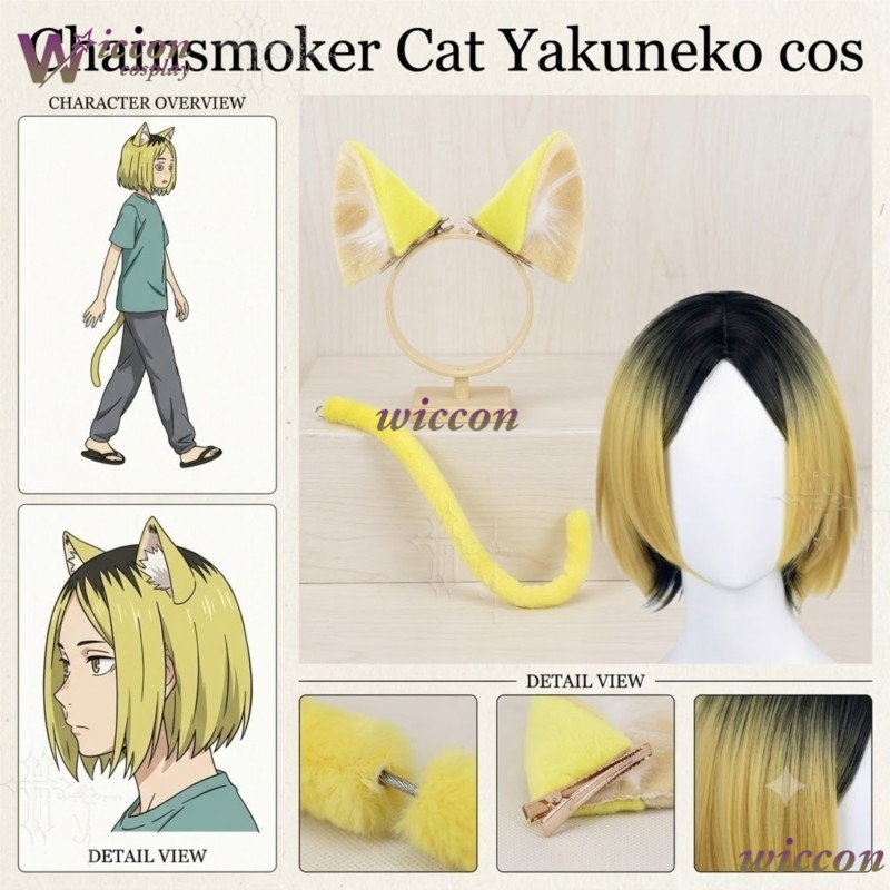 วิกคอสเพลย์ Chainsmoker Cat Et - Women Accessories Products บทวิจารณ์และราคา