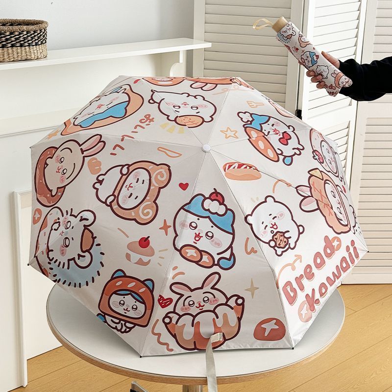 ร่มพับลายการ์ตูน Chiikawa Hach - Women'S Accessories Flannels บทวิจารณ์และราคา