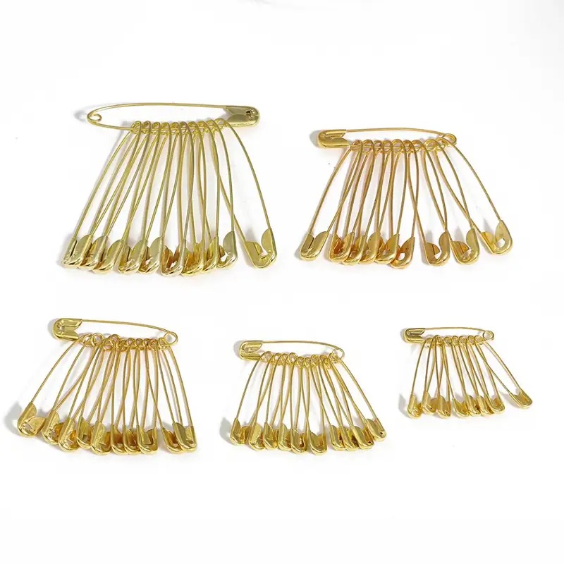 50/100/150 ชิ้น เข็มกลัดนิรภัย - Brooch Pin Gold บทวิจารณ์และราคา