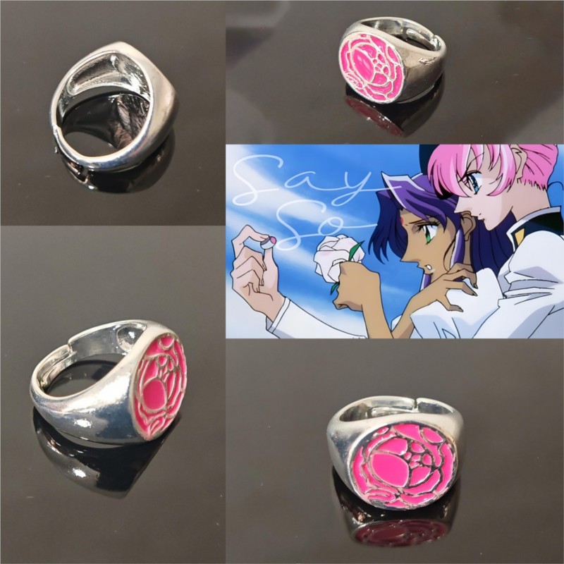 แหวนกุหลาบสีชมพูเท็นโจ อุเทนะ  - Women Accessories Products บทวิจารณ์และราคา