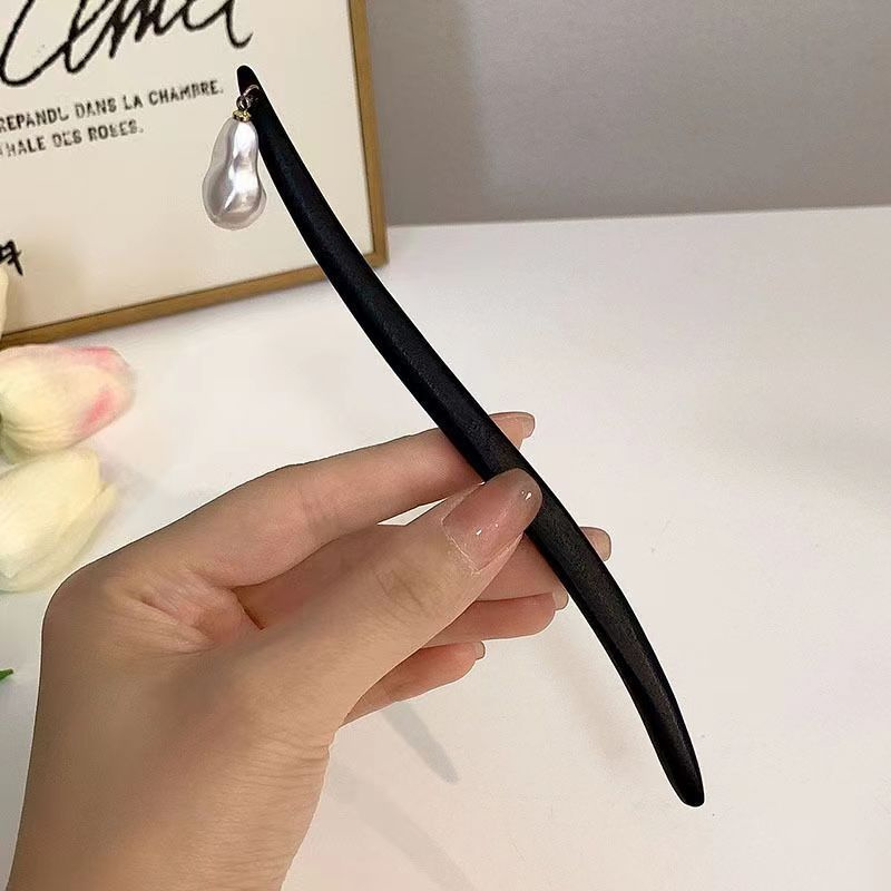 วินเทจสไตล์จีนไม้ดอกไม้ผม Stic - Pearl Hair Pin บทวิจารณ์และราคา