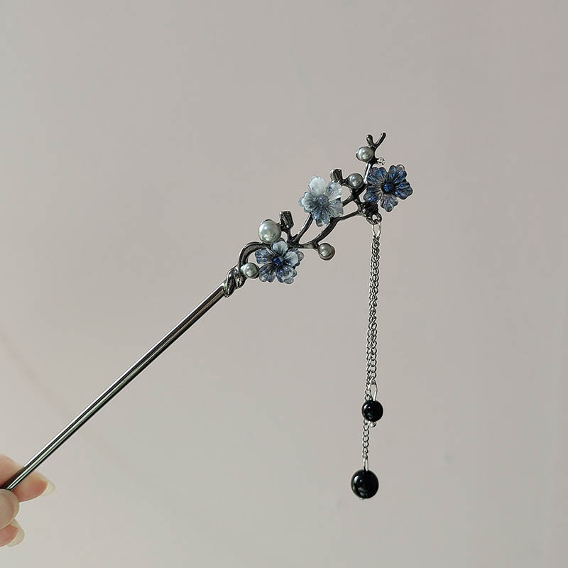 กิ๊บติดผมแบบคลาสสิก ลายดอกไม้ส - Pearl Hair Pin บทวิจารณ์และราคา